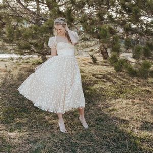 Ava Gowns Daisy Dress Tan - size 18